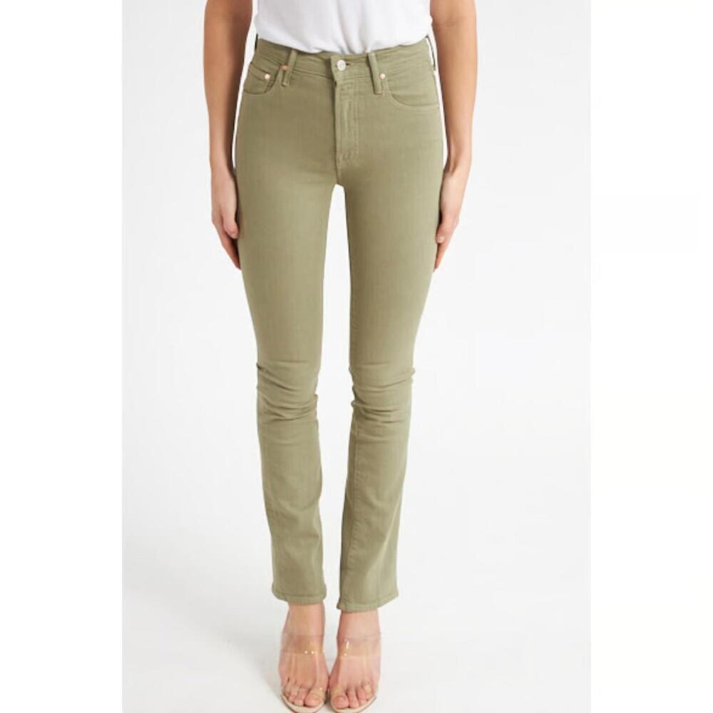 064 Mother The Insider Hover Bootcut Jeans (Size 24 / 2, Mermaid Green, NWOT)
